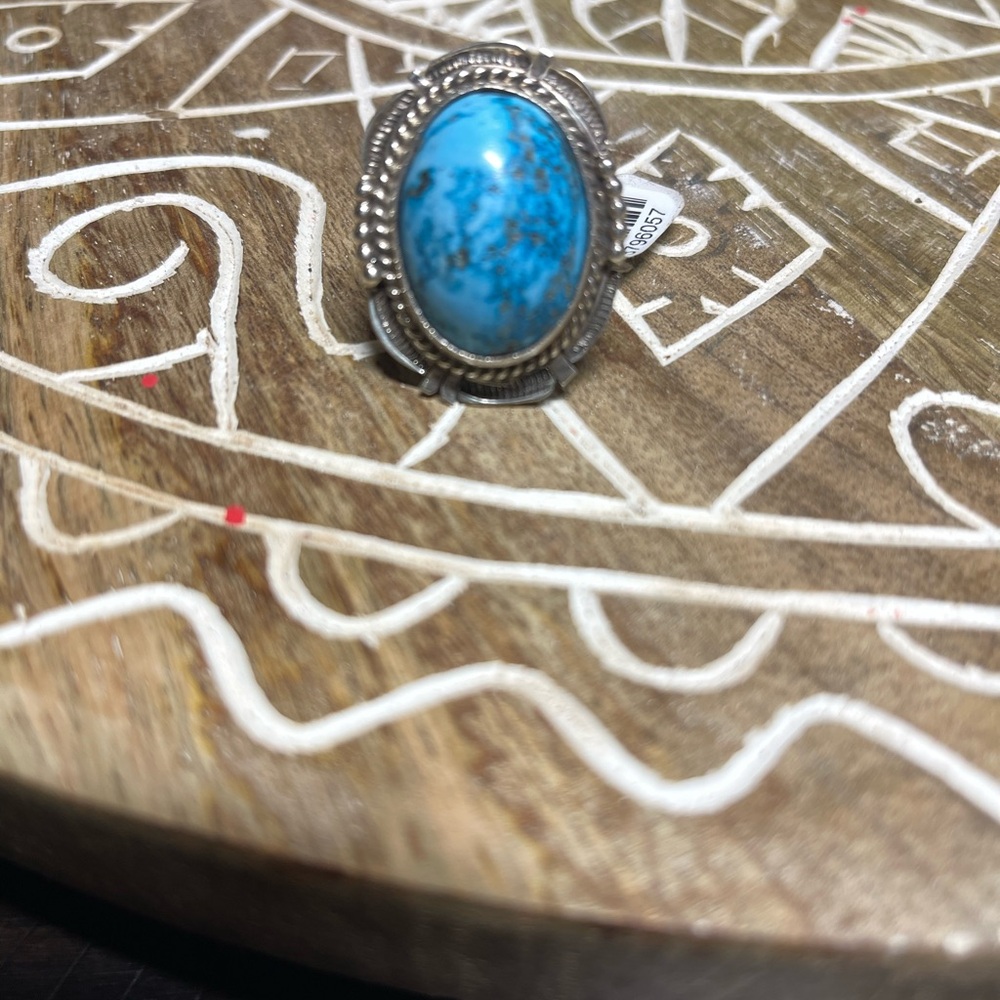 Silver Turquoise Ring - Picture 7 of 11